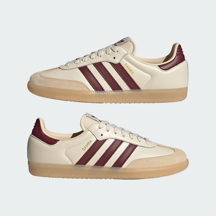adidas Samba OG Shadow Red Beżowe Czerwone JS3830