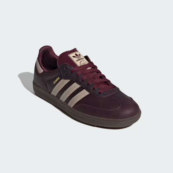 adidas Samba OG Maroon Crystal Sand Women's IF7004