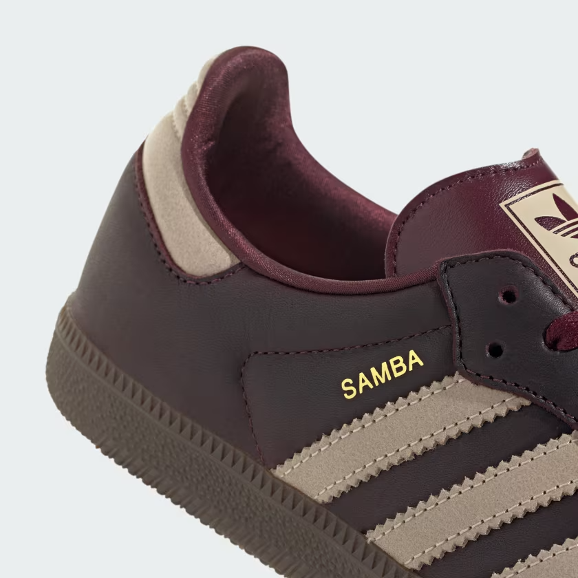 adidas Samba OG Maroon Crystal Sand Women's IF7004