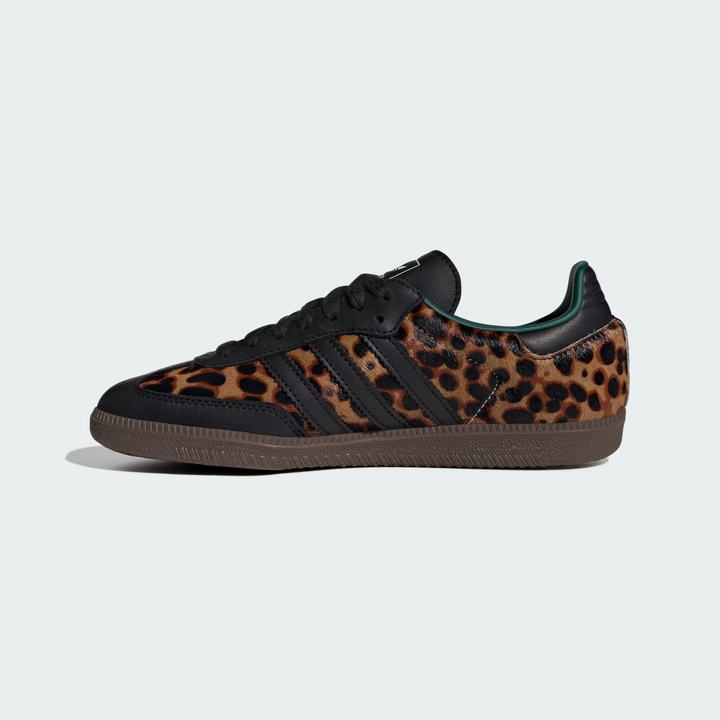 adidas Samba OG "Core Black Collegiate Green" Panterka Brązowe JI2735