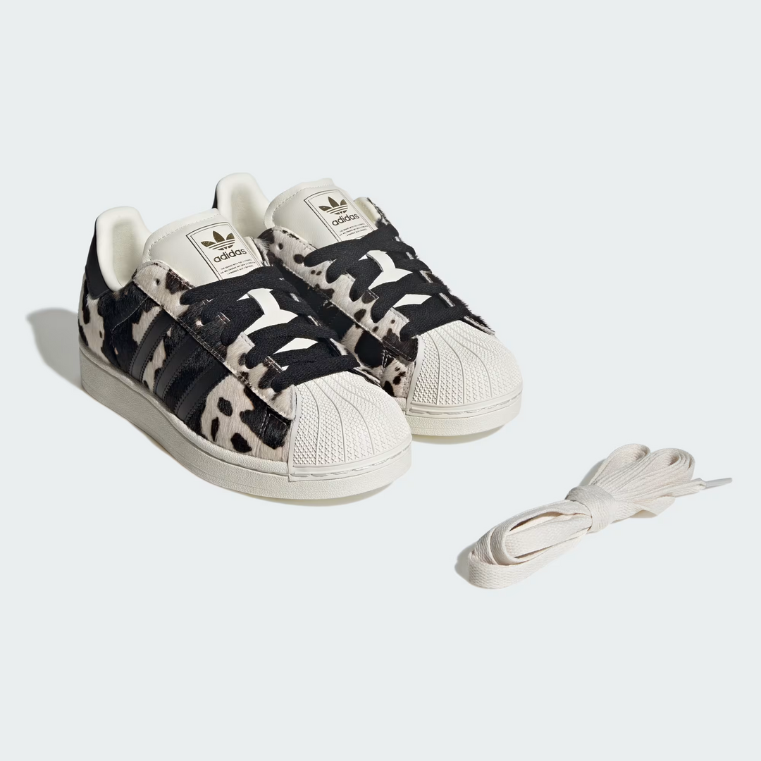 adidas Superstar II W "Cow Print" Białe Czarne JP8164