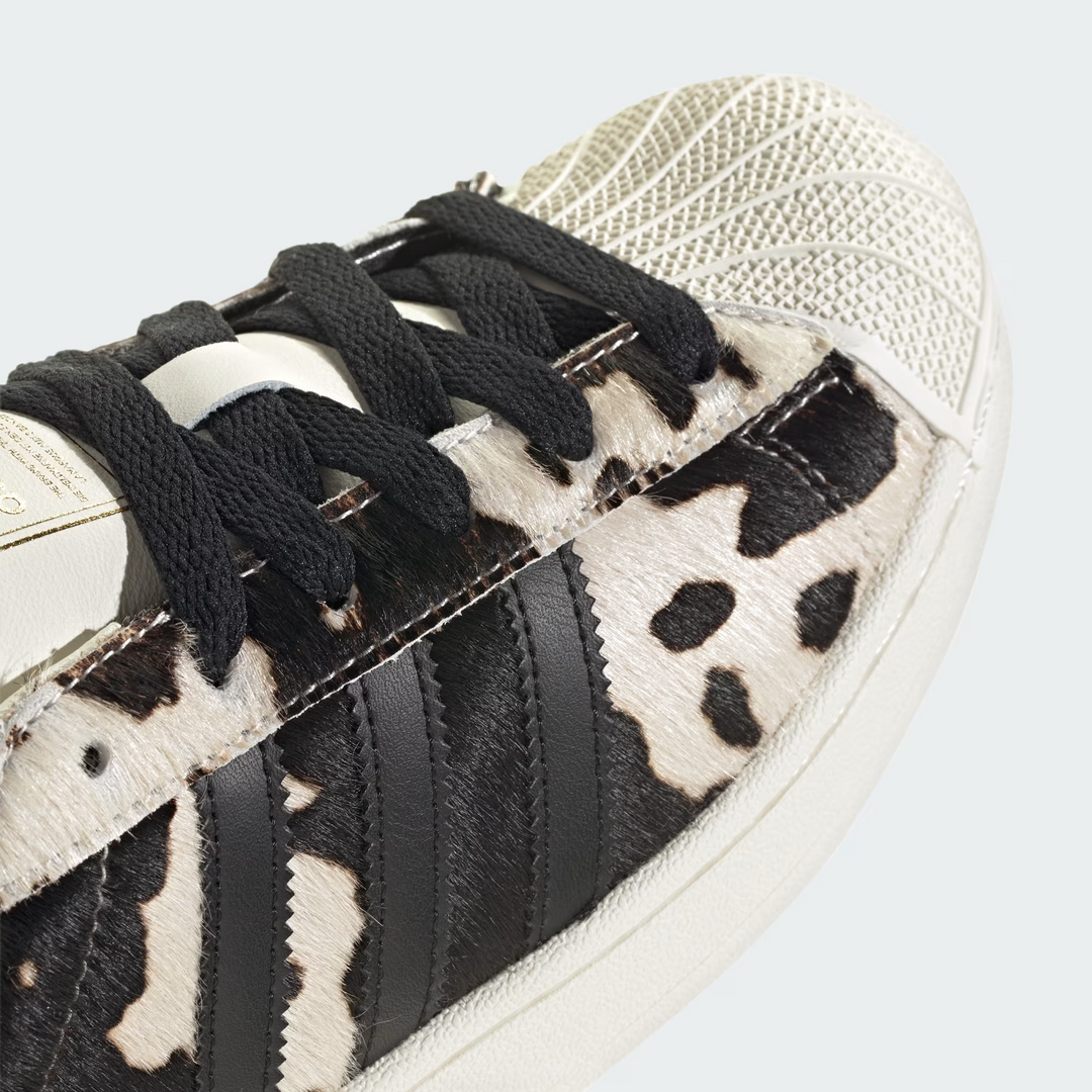 adidas Superstar II W "Cow Print" Białe Czarne JP8164
