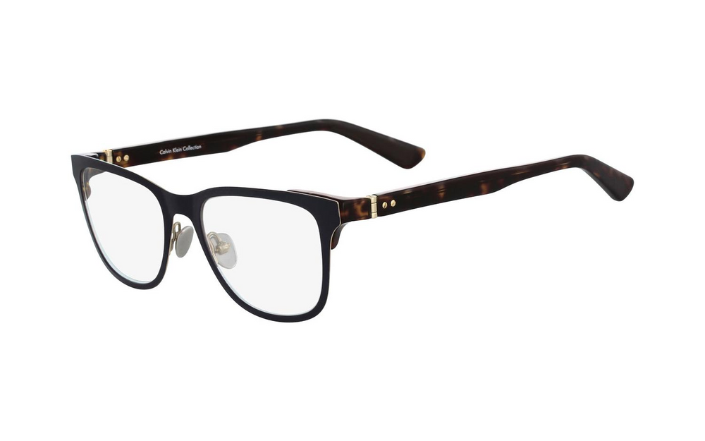 Calvin Klein CK8019 Oprawki Okulary Korekcyjne Granatowe Brązowe Unisex A