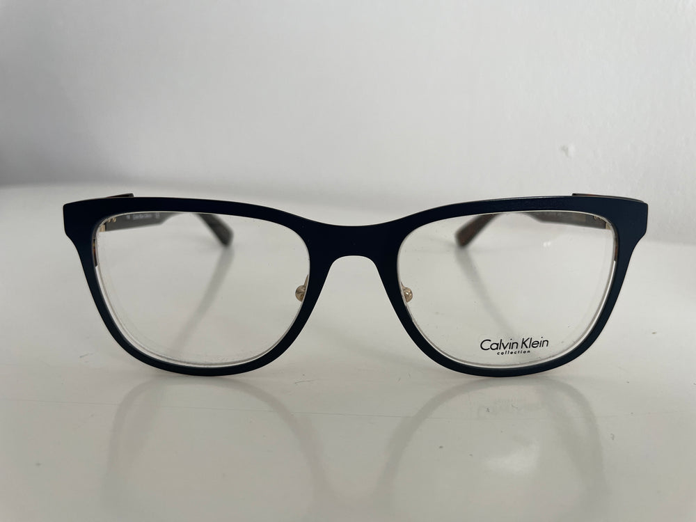 Calvin Klein CK8019 Oprawki Okulary Korekcyjne Granatowe Brązowe Unisex A