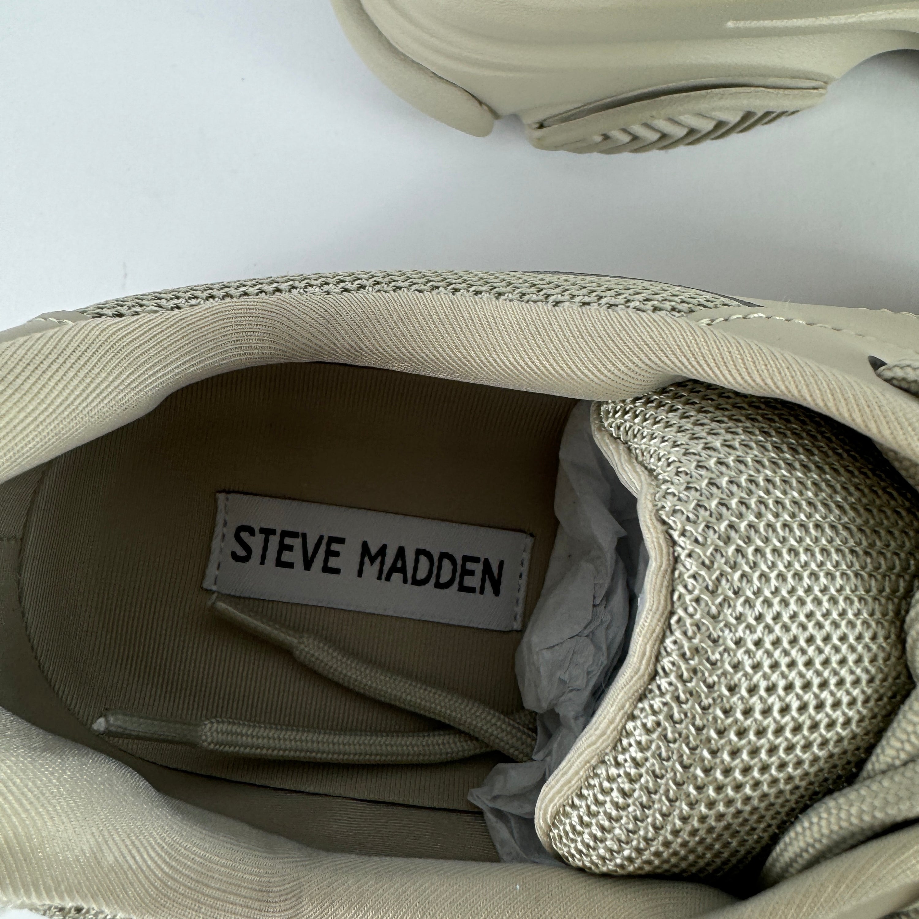 Steve Madden Dragon Buty Sportowe Sneakersy Beżowe A