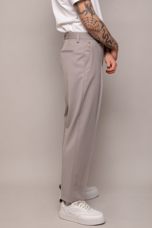 Filippa K M. SAMSON WOOL TROUSERS Szare Wełniane Spodnie Materiałowe Eleganckie Męskie WJZ