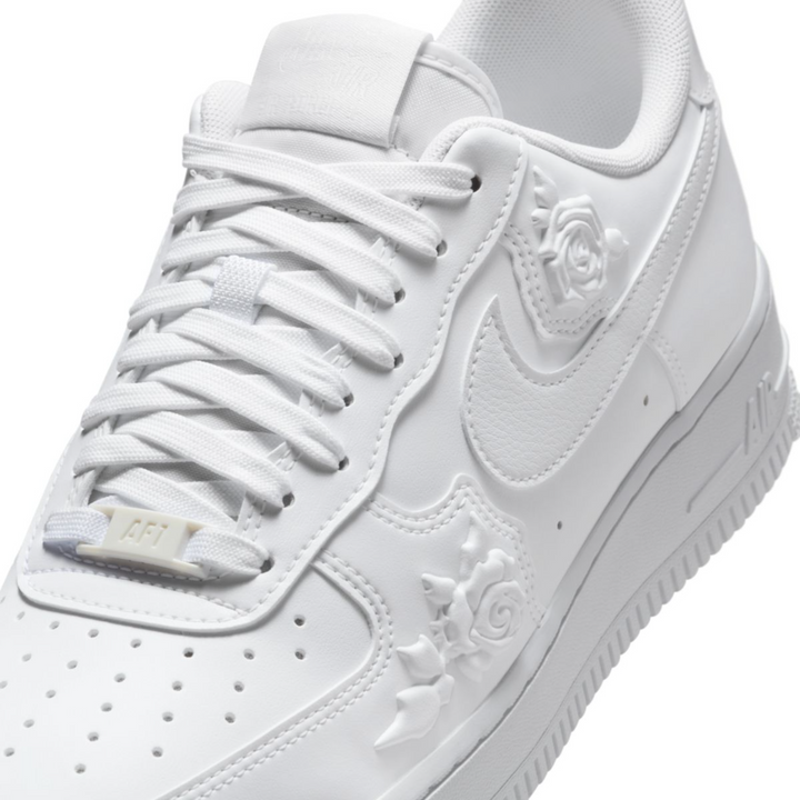 Nike Air Force 1'07 W "White Roses" Białe Damskie Buty Sportowe Sneakersy HF2016-100