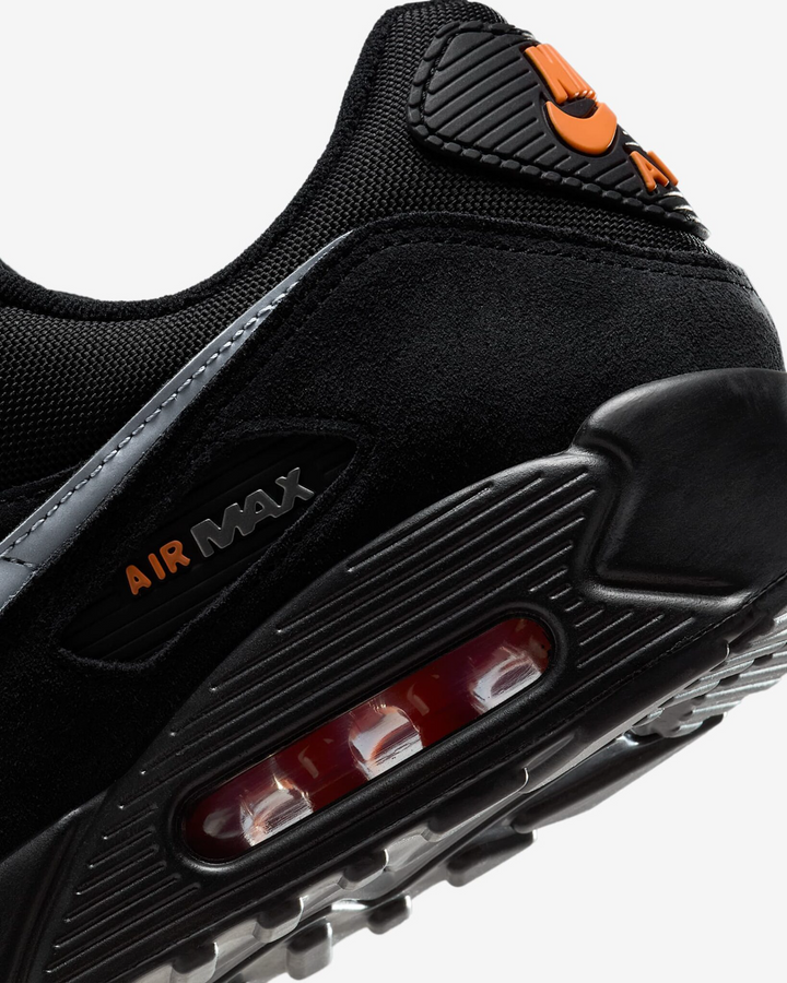 Nike Air Max 90 "Black Total Orange" Czarne DO6706-010