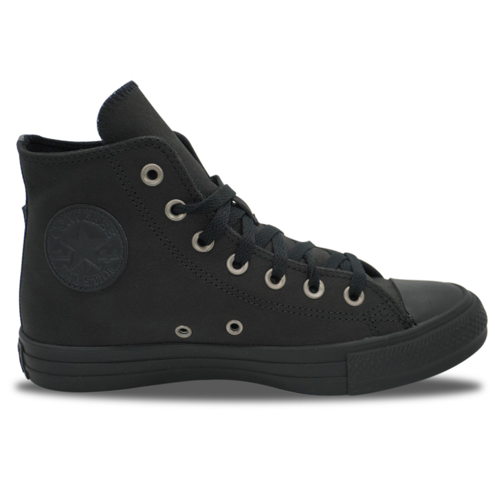 Converse Chuck Taylor All Star "Black Leather" Czarne Sportowe Skórzane Damskie Buty Trampki 159612C