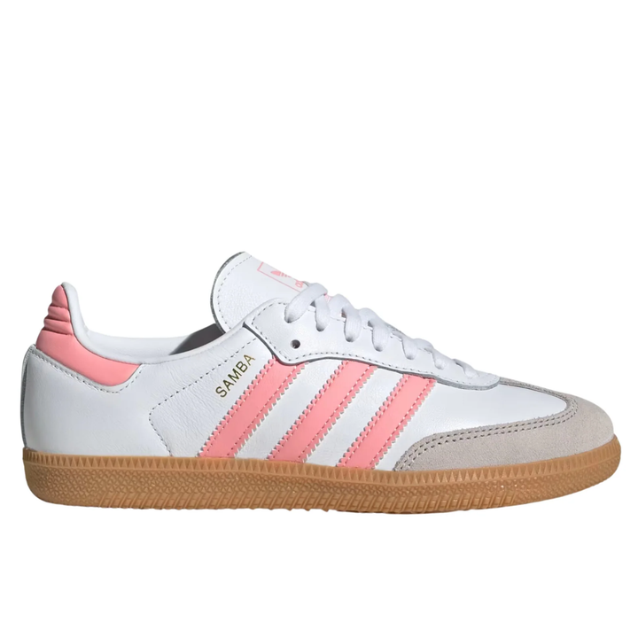Adidas Samba OG J "White Coral Pink" Białe Różowe JP5480