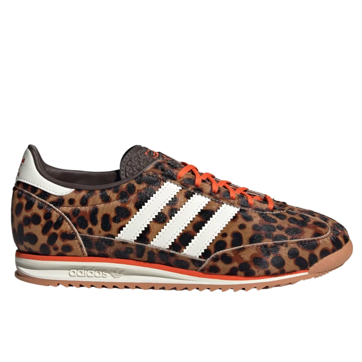 adidas SL 72 OG W "Dark Brown Off White" Leopard Print Brązowe JI0189