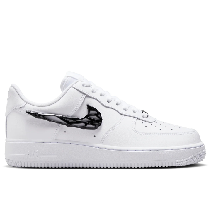 Nike Air Force 1 Low "Liquid Metal Swoosh" Białe IF1686-101