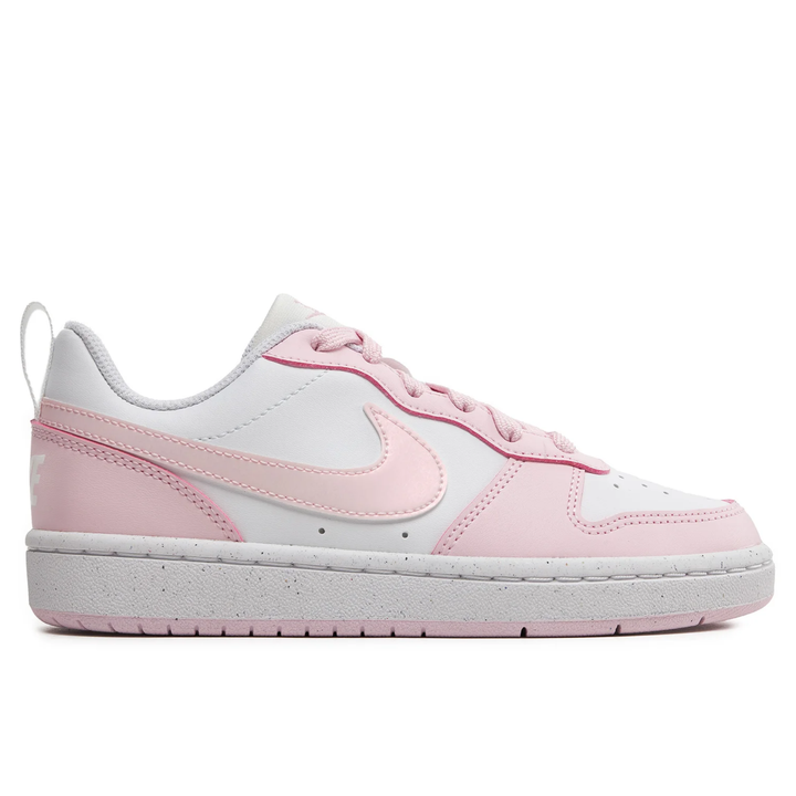 Nike Court Borough Low Recraft GS "White Pink" Różowe Białe Buty Sportowe Sneakersy DV5456-105