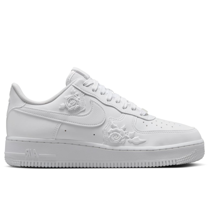 Nike Air Force 1'07 W "White Roses" Białe Damskie Buty Sportowe Sneakersy HF2016-100