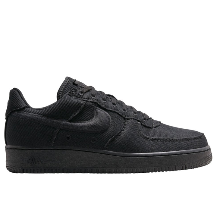 Nike Air Force 1 '07 Low "Black Canvas" Czarne Buty Sportowe Unisex Sneakersy HV1204-002