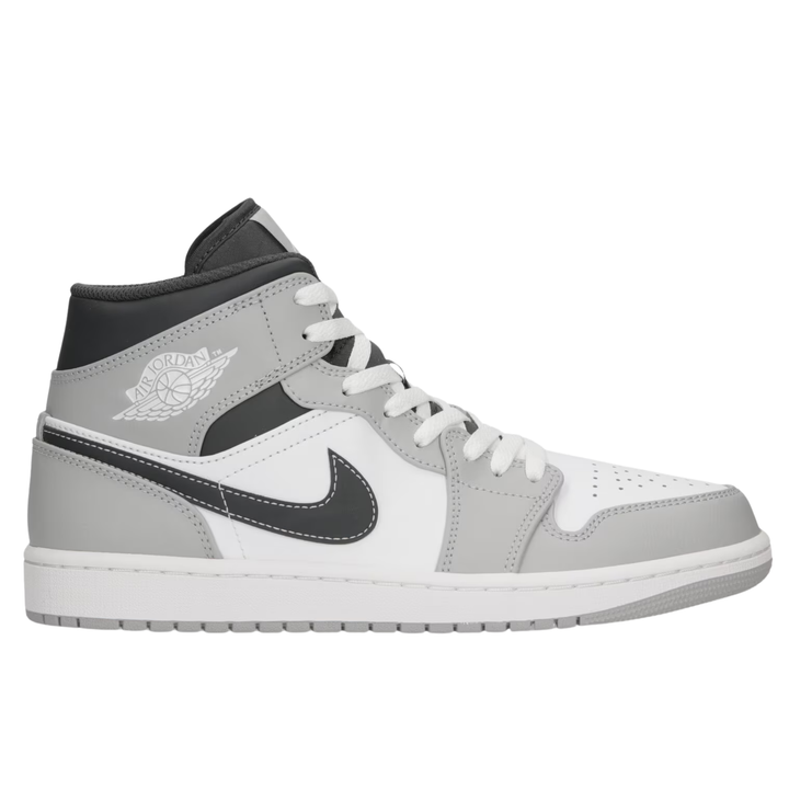 Air Jordan 1 Mid "Grey" Szare Buty Sportowe Męskie Sneakersy 554724-078