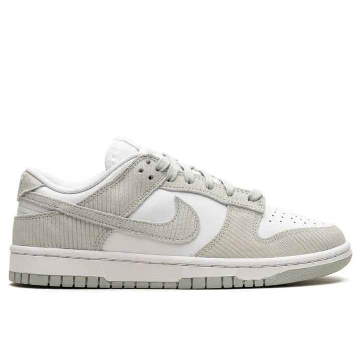 Nike Dunk Low "Grey Corduroy" Szare Buty Sportowe Sneakersy Damskie FN7658-100