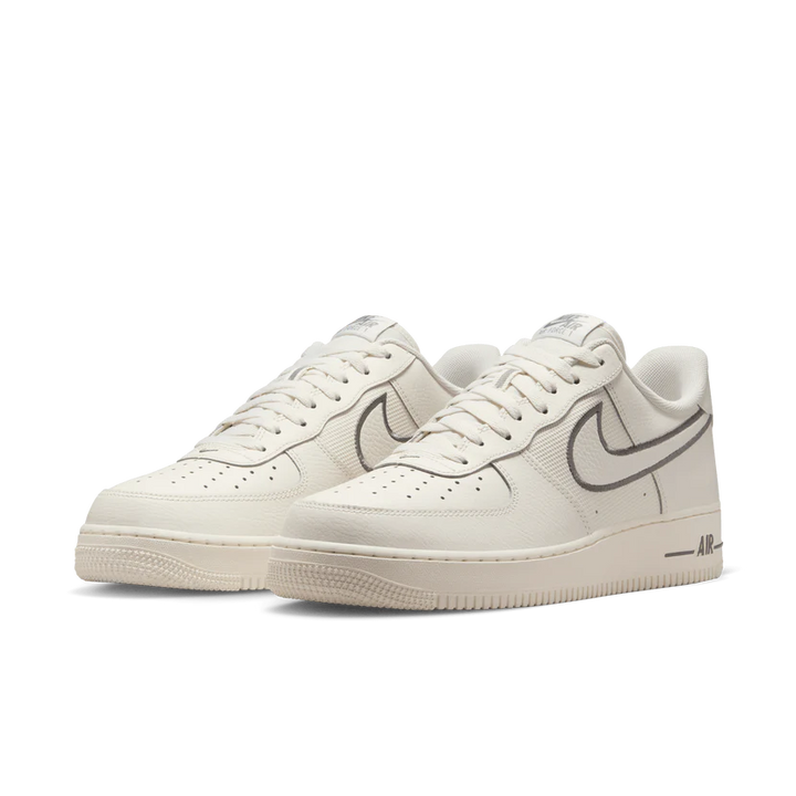 Nike Air Force 1 Low "Sail Cool Grey" Białe Męskie Buty Sportowe Sneakersy IB7677-101