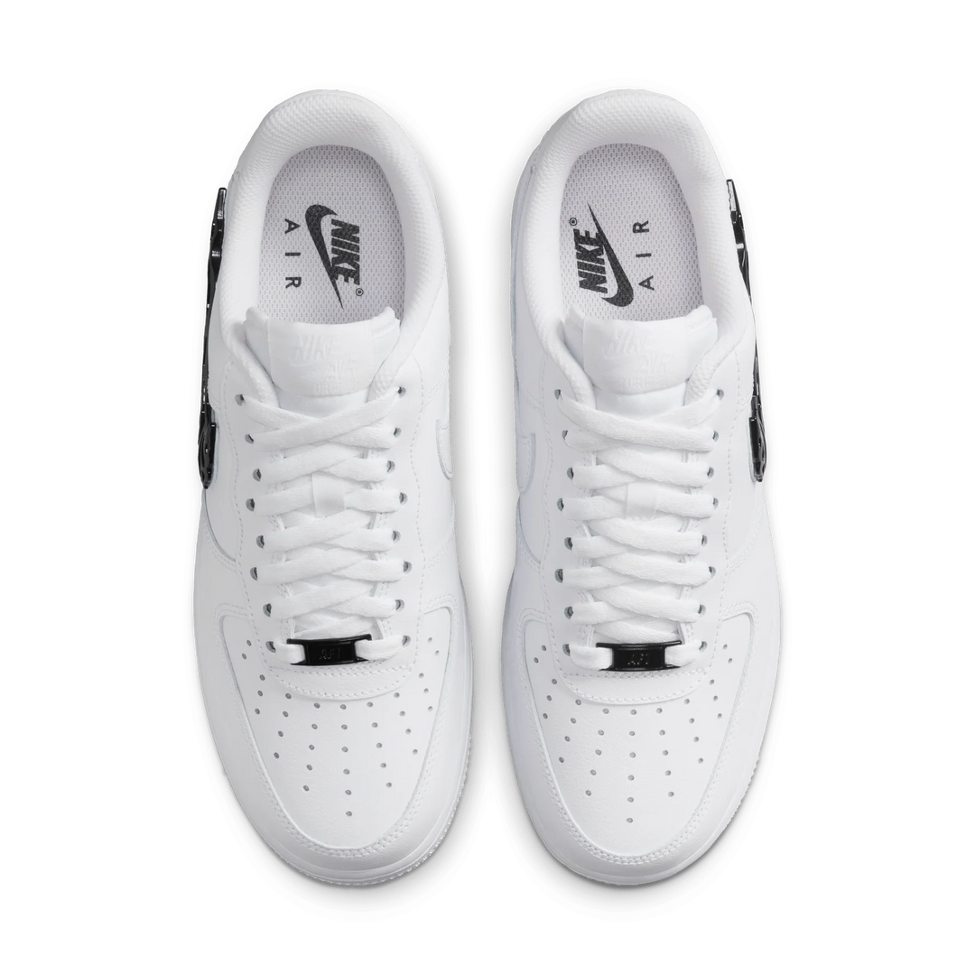Nike Air Force 1 Low Liquid Metal Swoosh Białe IF1686-101