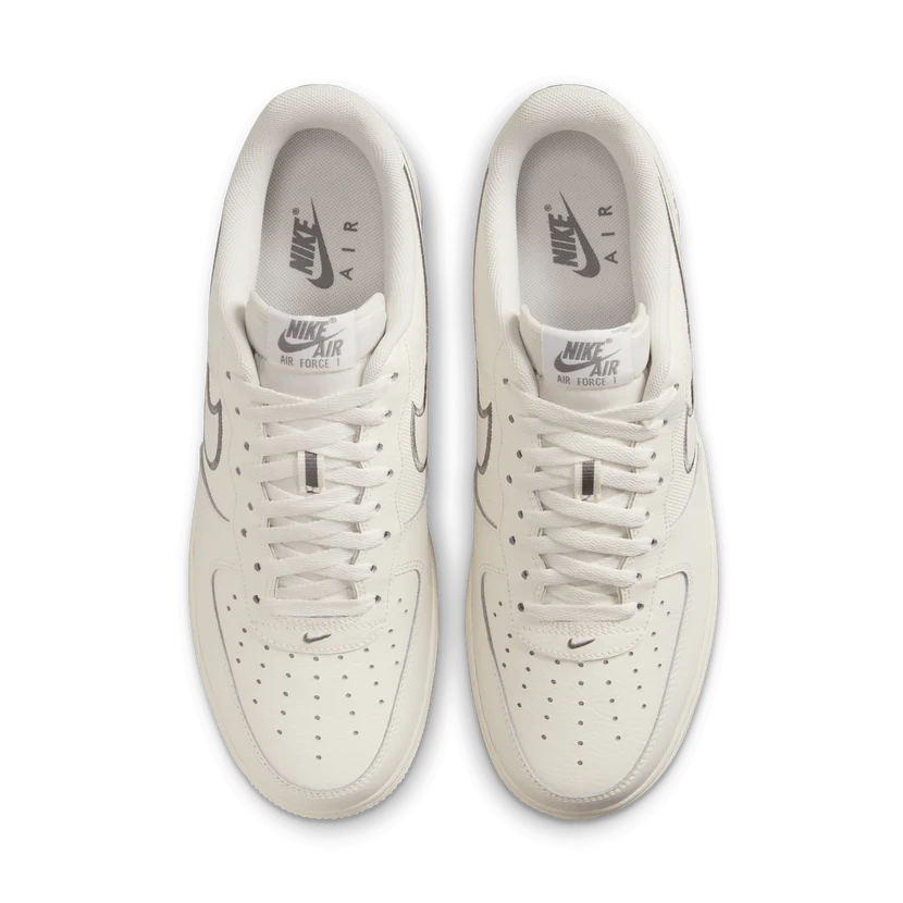 Nike Air Force 1 Low "Sail Cool Grey" Białe Męskie Buty Sportowe Sneakersy IB7677-101