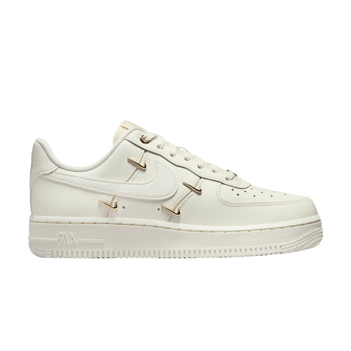 Nike Air Force 1 '07 LX Premium Sail Gold Swooshes FV3654-111