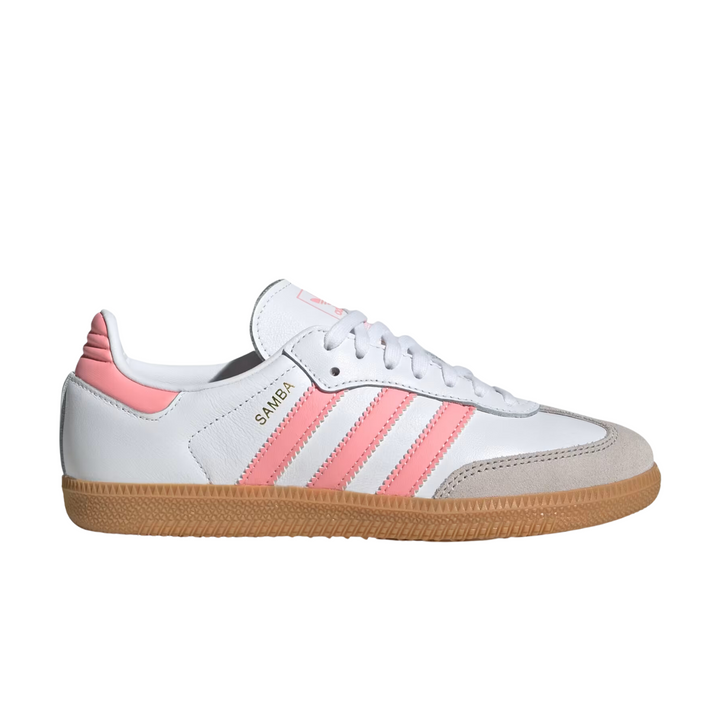 Adidas Samba OG J White Coral Pink Białe Różowe JP5480