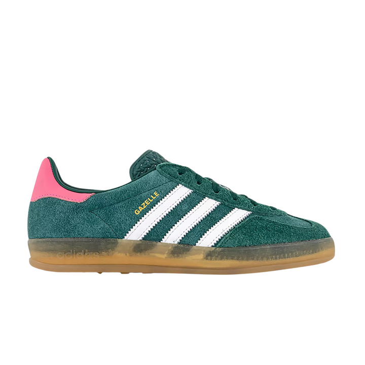 adidas Gazelle Indoor Collegiate Green Lucid Pink (Women's) Zielone IG5929