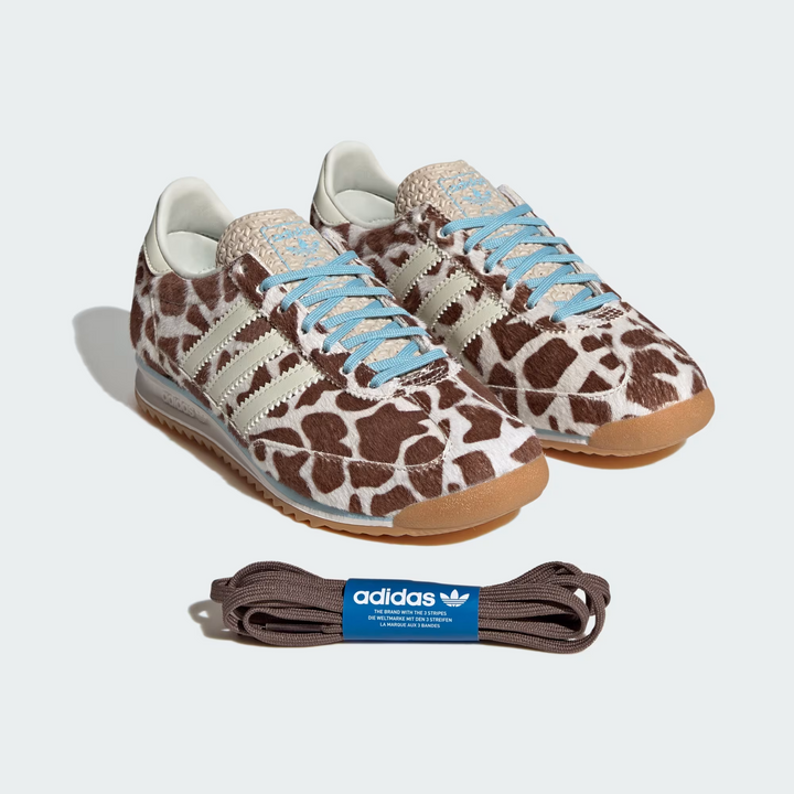adidas SL 72 OG "Giraffe" Brązowe Białe Buty Sportowe Damskie Sneakerst KH8967