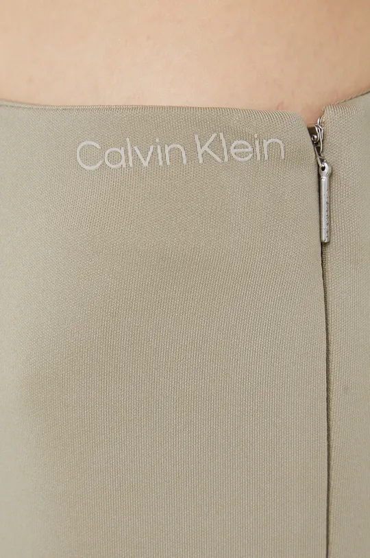 Calvin Klein TECHNICAL KNIT LEGGING Spodnie Materiałowe Damskie A