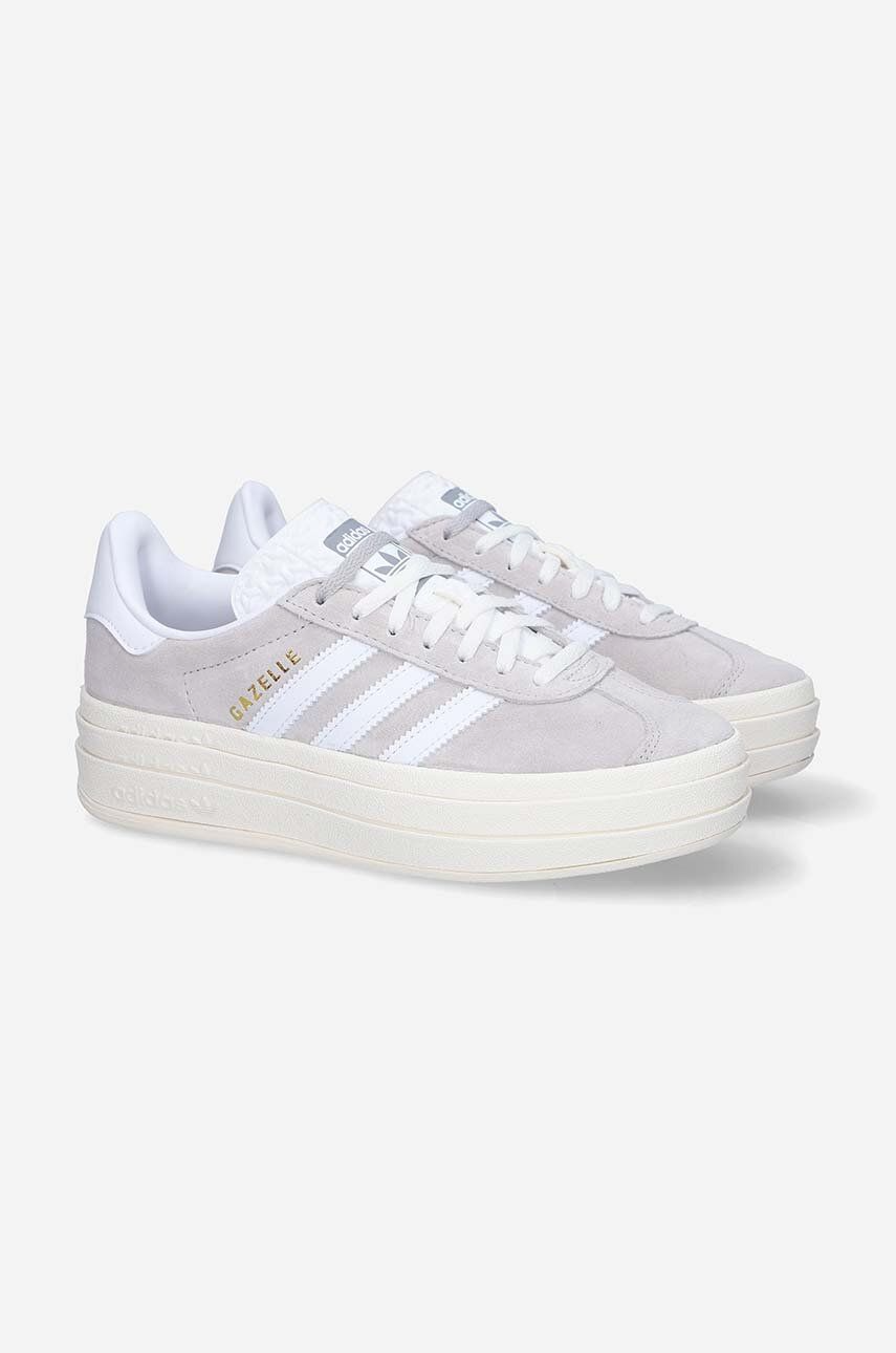 adidas Gazelle Bold Grey White HQ6893