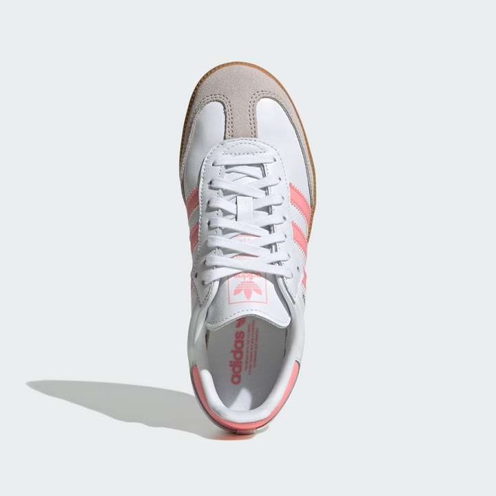 Adidas Samba OG J White Coral Pink Białe Różowe JP5480