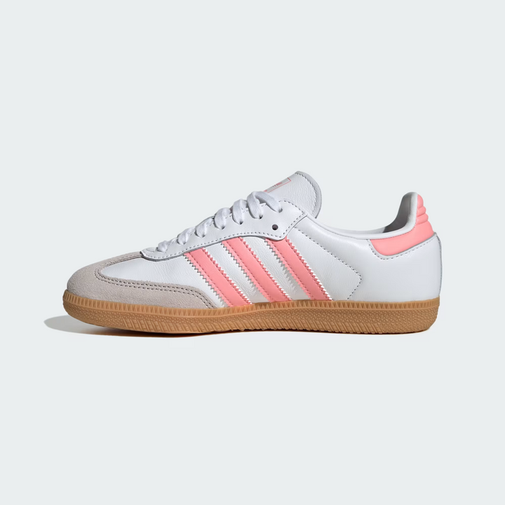Adidas Samba OG J White Coral Pink Białe Różowe JP5480