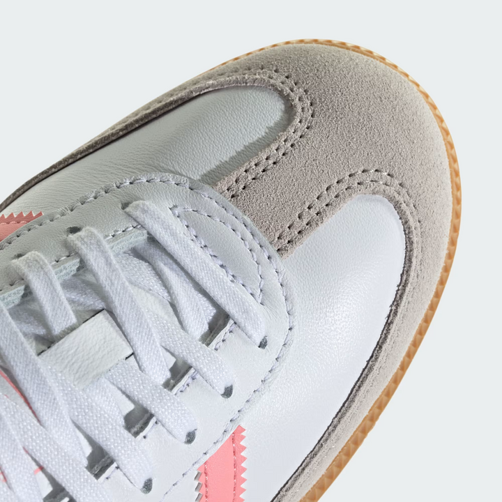 Adidas Samba OG J White Coral Pink Białe Różowe JP5480