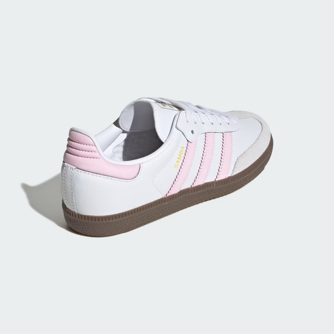 adidas Samba OG J "White Clear Pink" Białe JQ2845