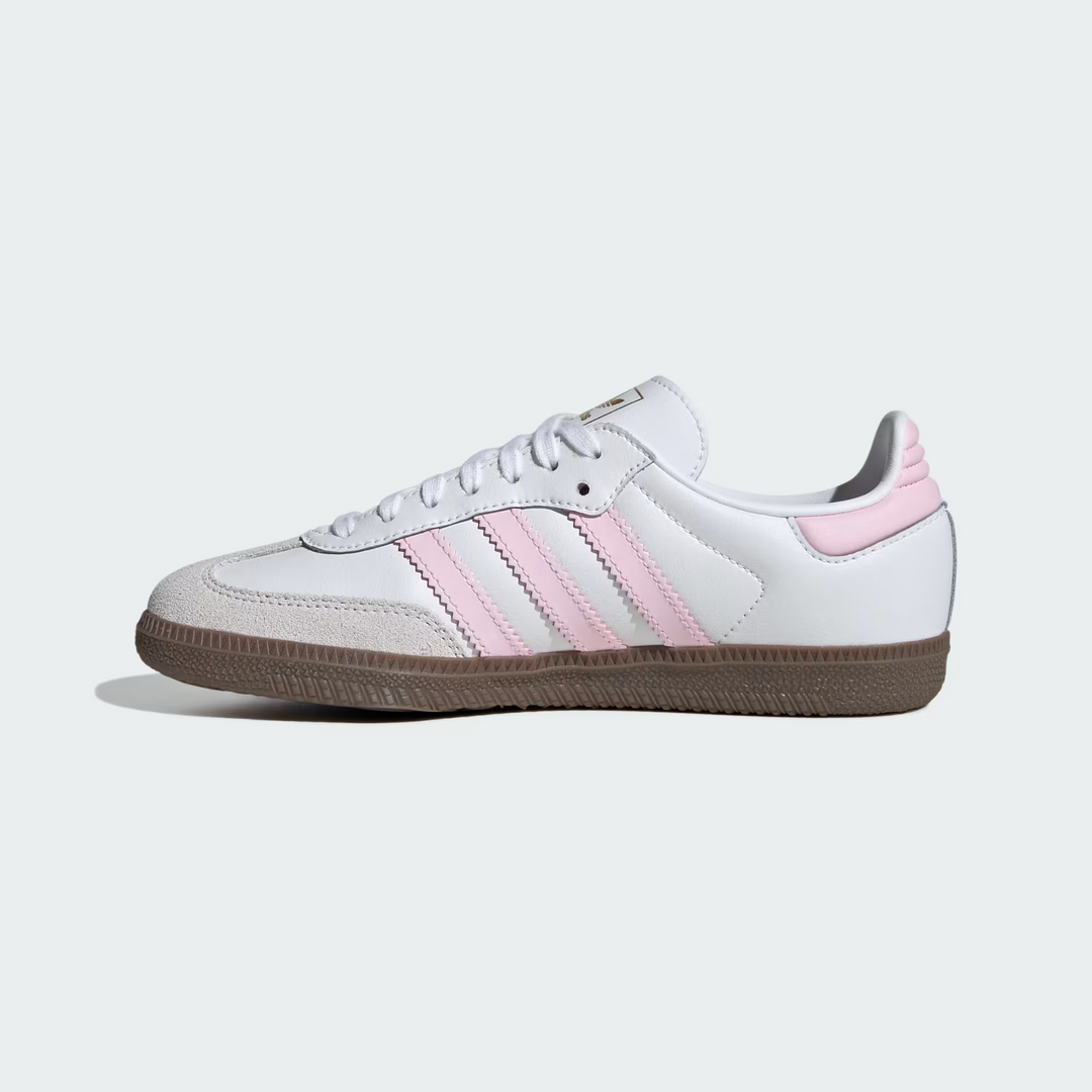 adidas Samba OG J "White Clear Pink" Białe JQ2845
