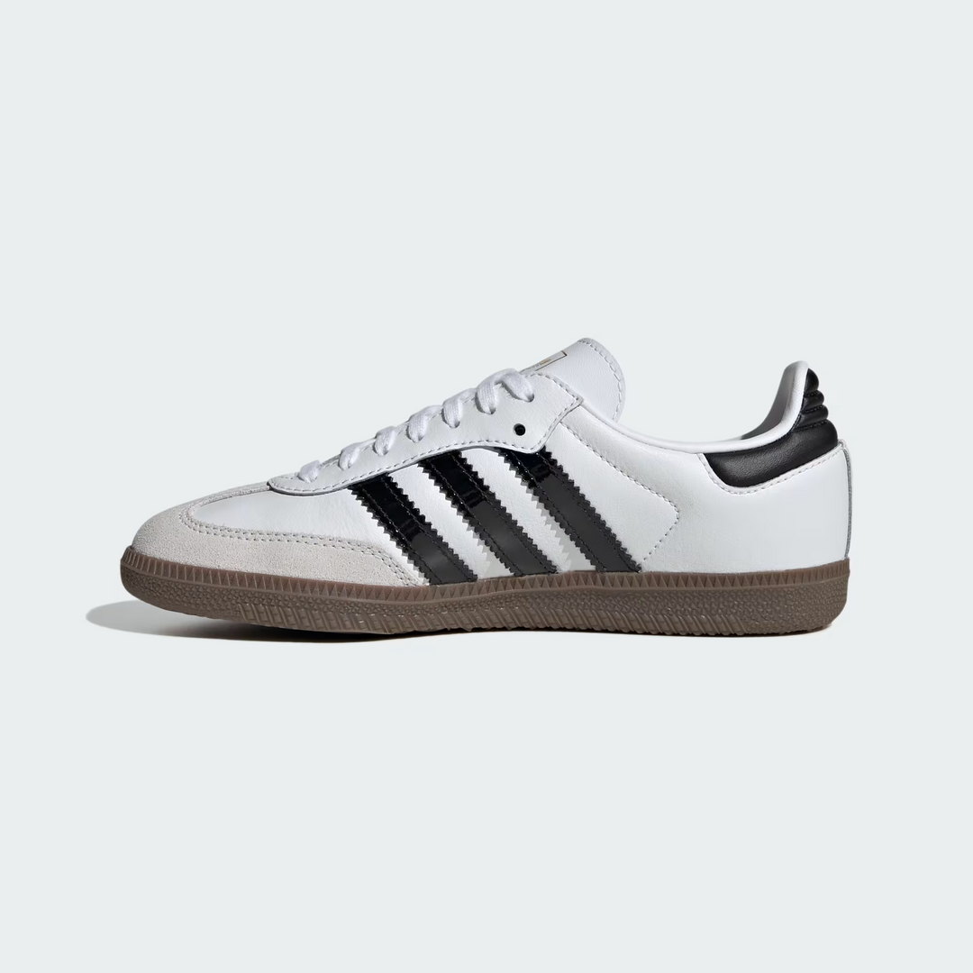 adidas Samba OG J "Black White" Białe JQ2846