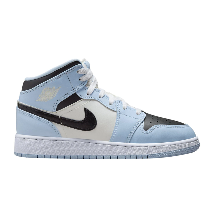 Air Jordan 1 Mid Ice Blue GS Niebieskie 555112-401