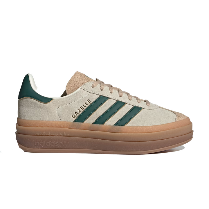 adidas Gazelle Bold Magic Beige Collegiate Green Women's ID7056