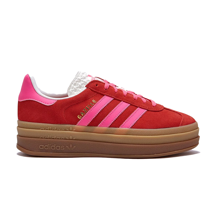 adidas Gazelle Bold Collegiate Red Lucid Pink Women's IH7496