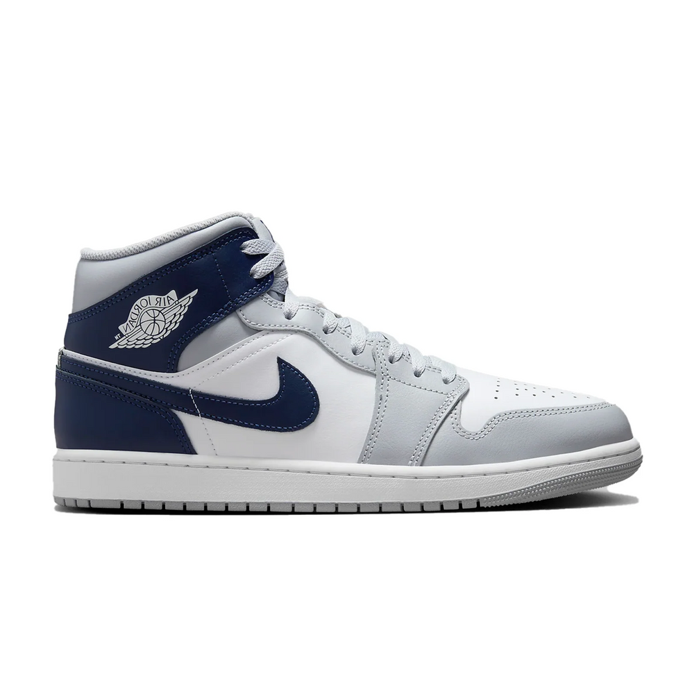 Air Jordan 1 Mid Wolf Grey Midnight Navy Szare DQ8426-104