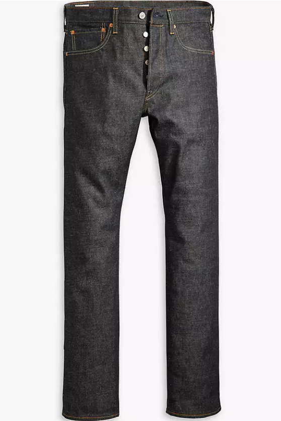 Levi's 501 Original Selvedge Denim Męskie Spodnie Jeansowe WJZ