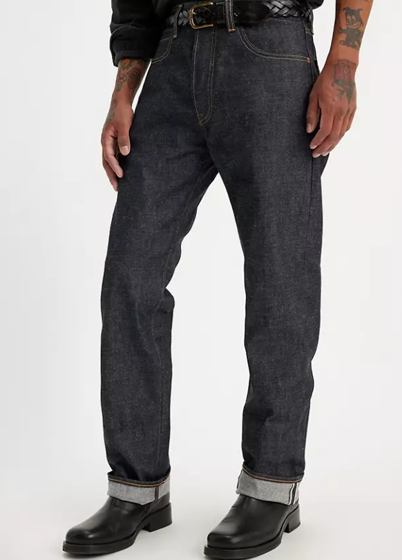 Levi's 501 Original Selvedge Denim Męskie Spodnie Jeansowe WJZ