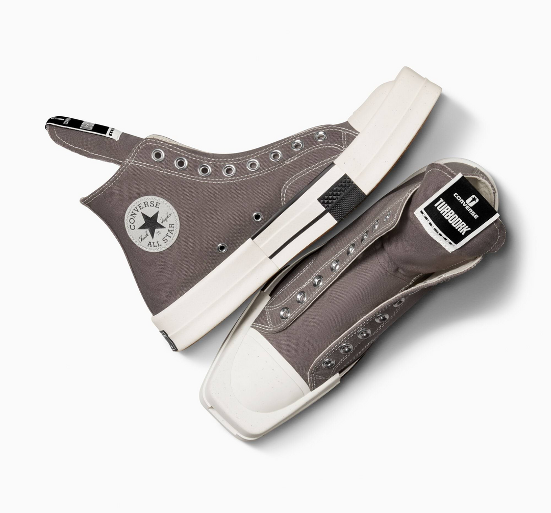 Converse x Rick Owens DRKSHDW "Iron" Chuck 70 Laceless Szare Damskie Buty Sportowe Trampki A03938C