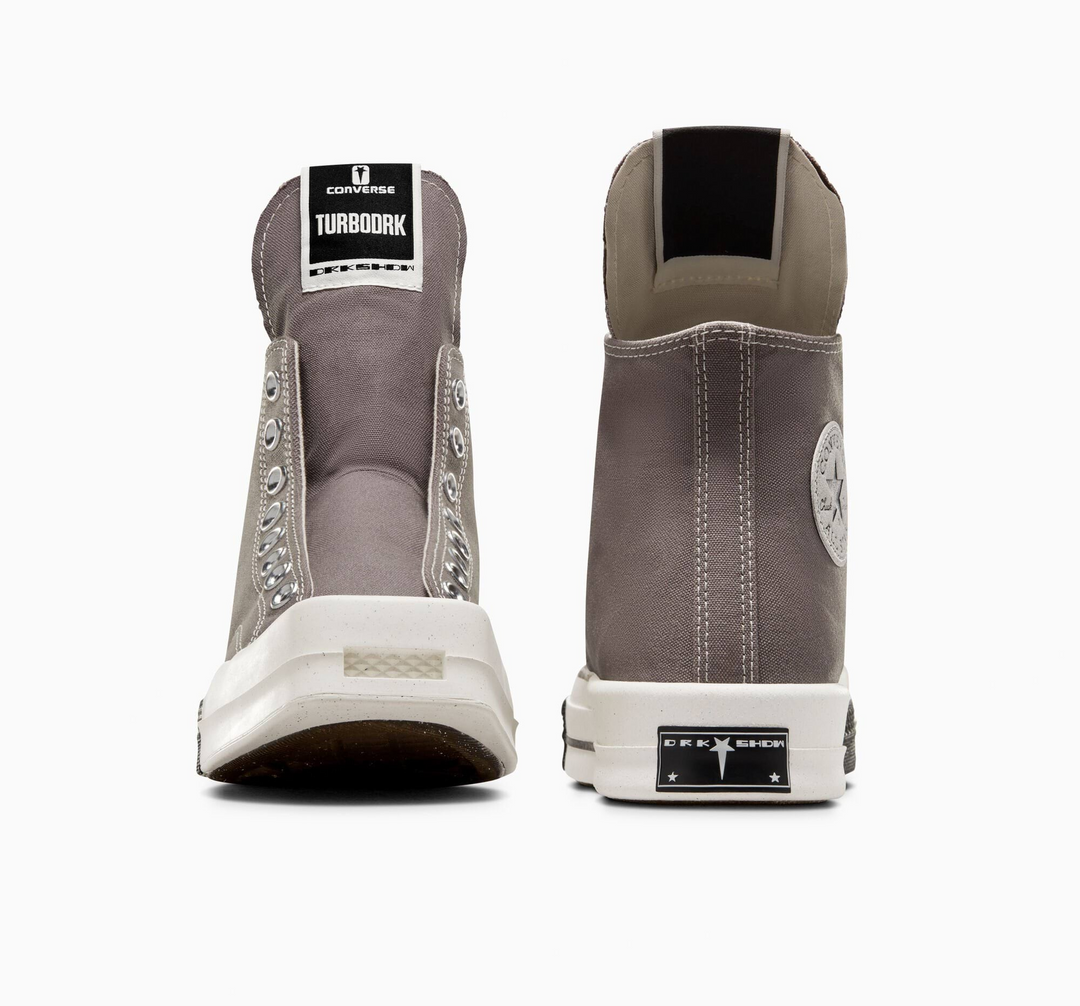 Converse x Rick Owens DRKSHDW "Iron" Chuck 70 Laceless Szare Damskie Buty Sportowe Trampki A03938C