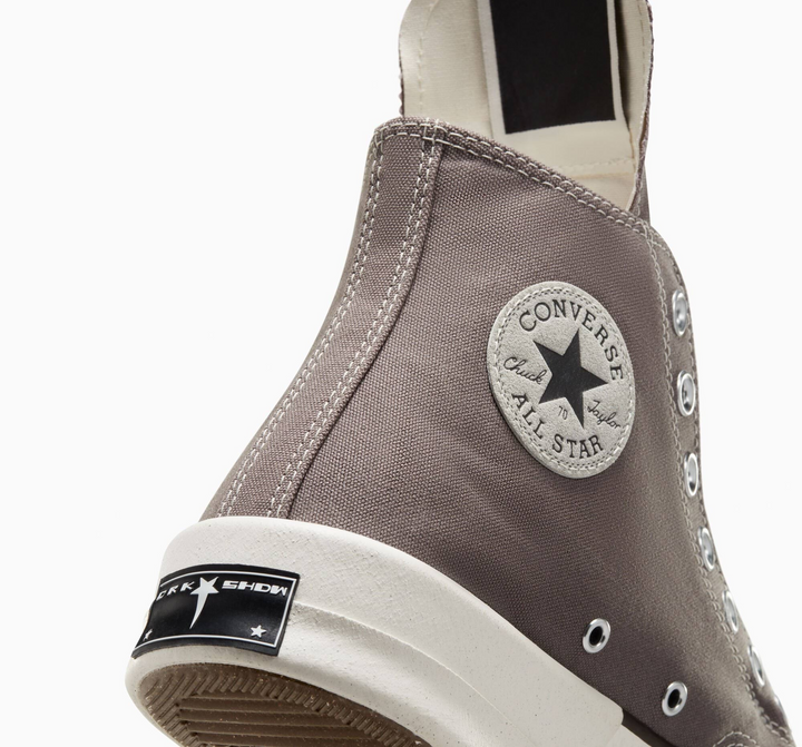 Converse x Rick Owens DRKSHDW "Iron" Chuck 70 Laceless Szare Damskie Buty Sportowe Trampki A03938C