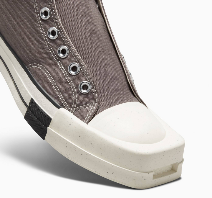 Converse x Rick Owens DRKSHDW "Iron" Chuck 70 Laceless Szare Damskie Buty Sportowe Trampki A03938C