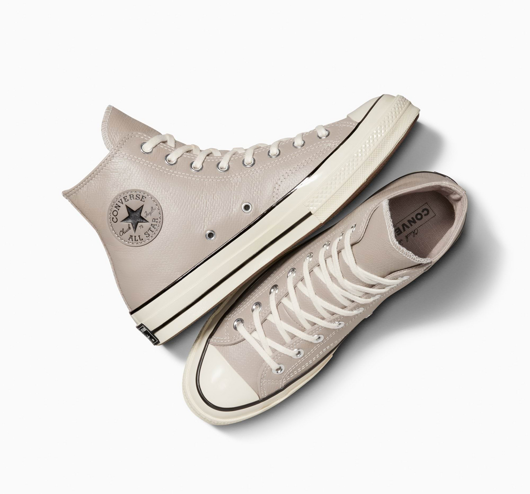 Converse Chuck 70 Leather "Hummus" Beżowe Sneakersy Damskie Trampki A04579C