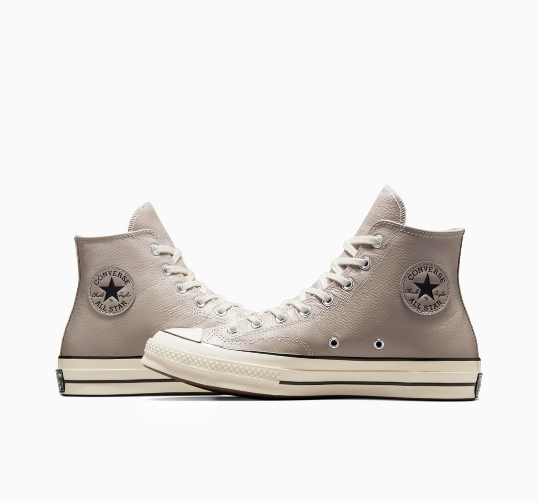 Converse Chuck 70 Leather "Hummus" Beżowe Sneakersy Damskie Trampki A04579C