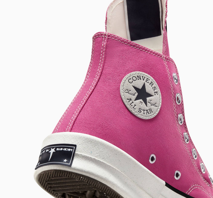 Converse x Rick Owens DRKSHDW "Pink" Chuck 70 Laceless Różowe Damskie Buty Sportowe Trampki A05685C