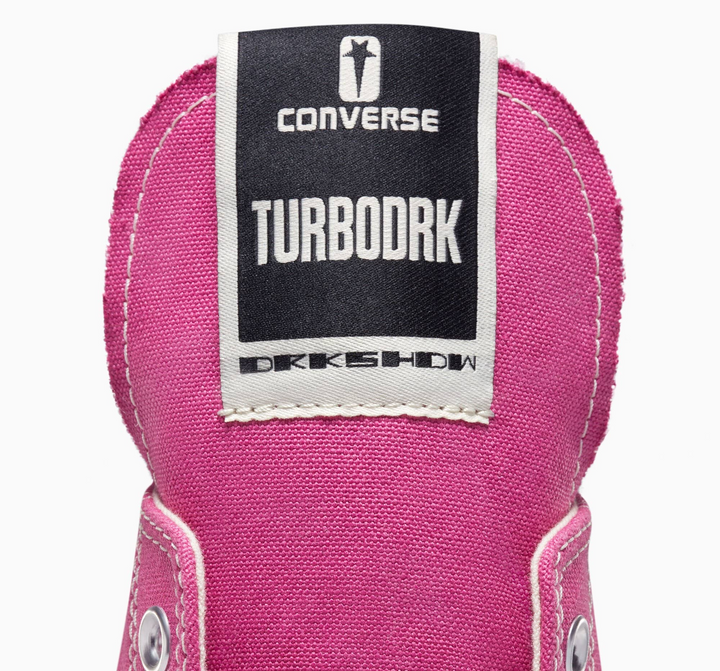 Converse x Rick Owens DRKSHDW "Pink" Chuck 70 Laceless Różowe Damskie Buty Sportowe Trampki A05685C